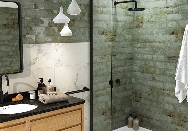 Bella Glass Tiles Iberian Series Andalusia 4 x 16  IBR-9374 bathroom wall tile