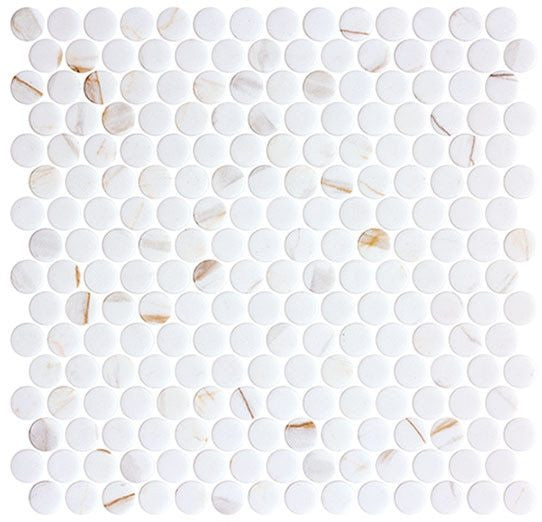 Carolina Dots Penny Round Mosaic Gilded Vogue CAR-2011