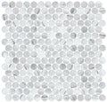 Carolina Dots Penny Round Recycled Glass Mosaic Tile CAR-2014 Venezuela Dawn