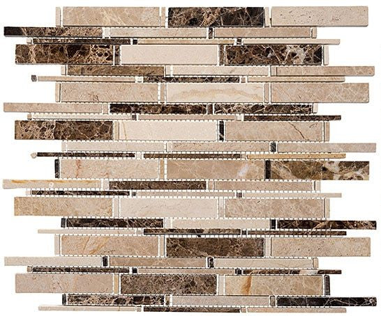 Cascade Series Emperador dark Crema marfil CS-91