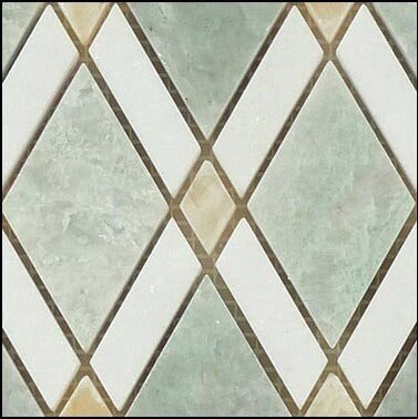 Diamond Series Ming Green or Thassos White or Honey Onyx DS-58 Close up
