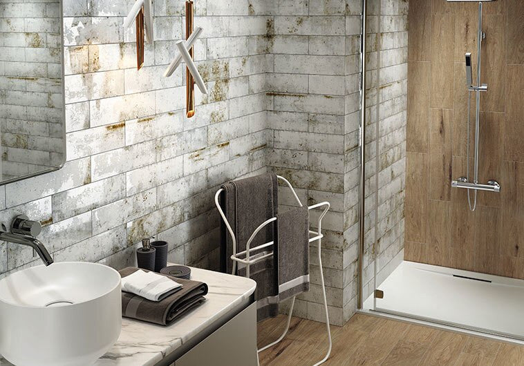 Iberian Series IBR-9371 Bilbao Sand Master shower wall tile 4 x 16 ceramic wall tile