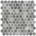 Karma Ridge 1" Recycled Glass Mosaic Tile KR-1401 Ashley Rock