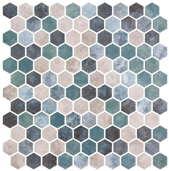 Karma Ridge Hexagon Mosaic Lotus Pond KR-1405