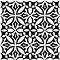 Retro Nueve Fleur Noir 9214 Encaustic Cement-Look Porcelain Tile