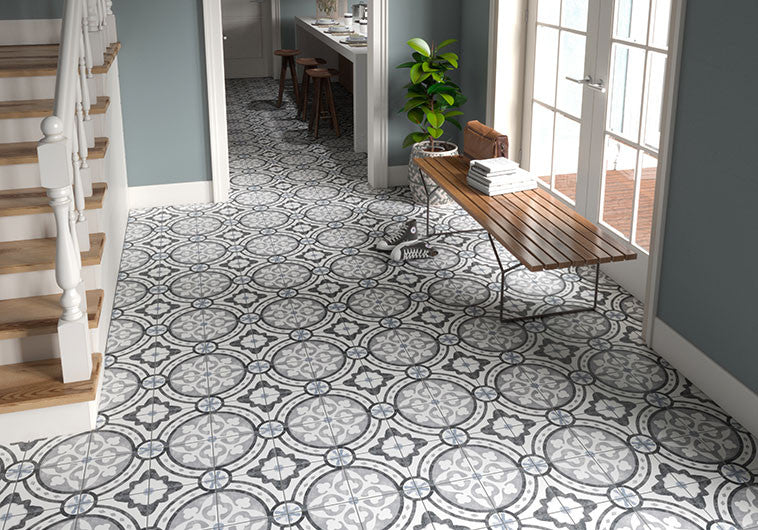 retro Nueve 9216 Euro Fountain Pattern Floor Tile