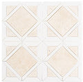 Wright Windows WRW-104 Dusk Warmth Natural Stone Waterjet Mosaic Tile