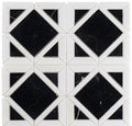 Wright Windows WRW-105 Onyx Night Natural Stone Waterjet Mosaic Tile