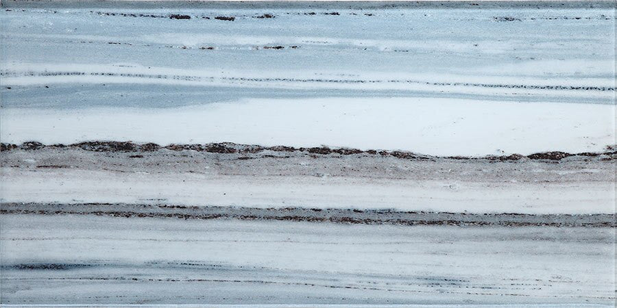 Yosemite YSM-081 Coyote Blue 9 x 18 glass Subway Single Tile